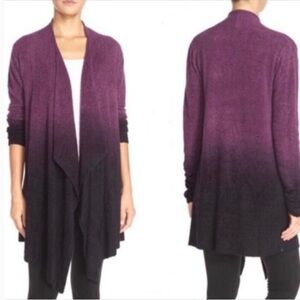 Barefoot Dreams Ombre Bamboo Chic Wrap Cardigan Size S-M